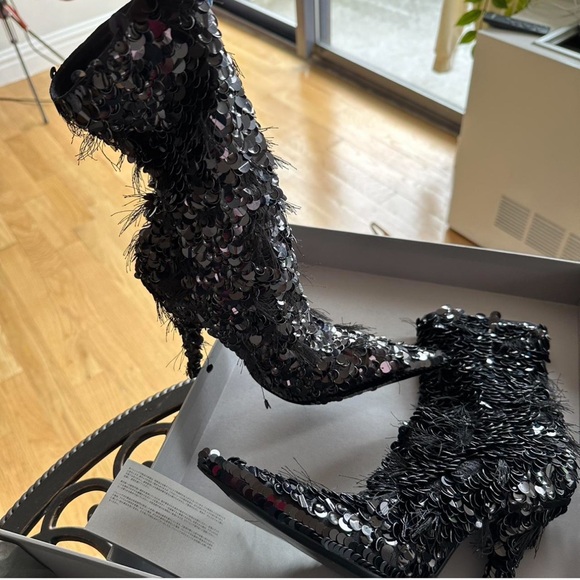 Balenciaga sequin knife booties - Picture 3 of 7